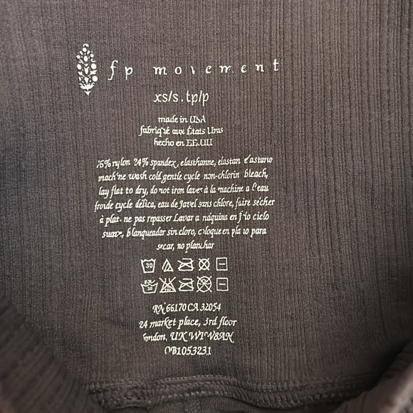 Brand New $78 Free People Movement Women’s Leggings Tights - NWT (Gray, XS/S) - Picture 8 of 8